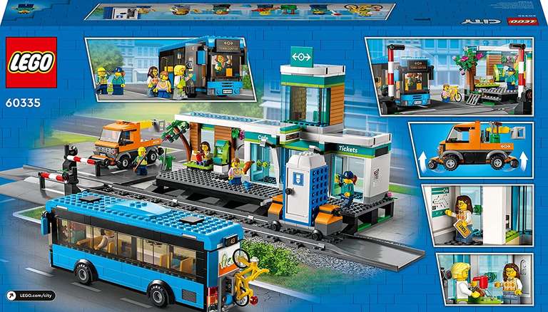 LEGO City 60335 - Dworzec kolejowy dla klientów amazon prime
