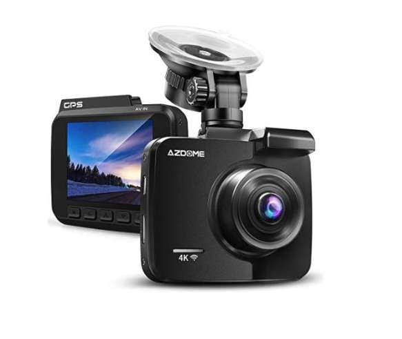 Wideorejestrator AZDOME GS63H (nagrywanie w 2880 x 2160 px, kąt widzenia 150 stopni, wbudowany GPS) @AliExpress