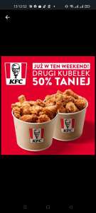 Drugi kubełek KFC -50%
