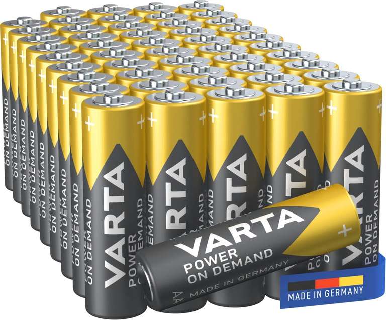 Baterie VARTA LR6 AA Alkaliczne Power on Demand - 50 szt.