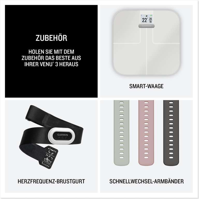Smartwatch Garmin Venu 3/ venu 3S - 412.41€