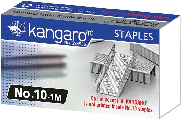 Zszywki Kangaro nr 10 - 1000 sztuk - dostawa darmowa PRIME