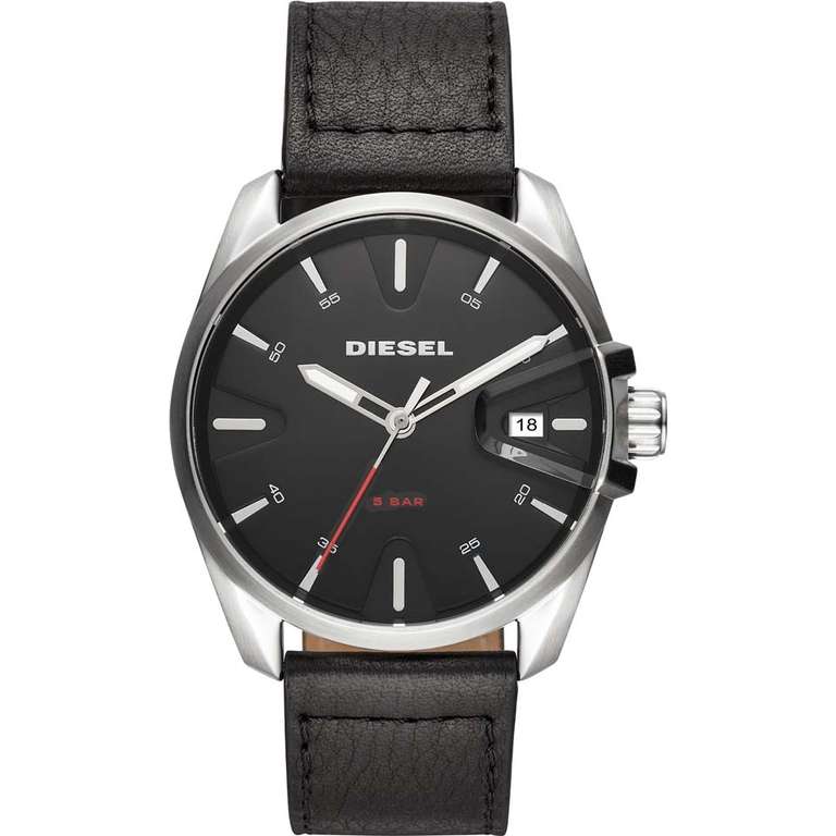 Męski zegarek Diesel ms9 DZ1862 (mechanizm kwarcowy, skórzany pasek, szkło mineralne) @Watches2U