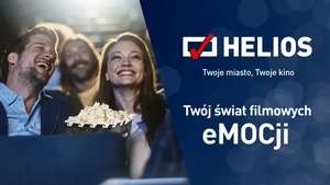 Voucher do kina Helios za 23,20 zł (standardowy bilet do Heliosa to 29,99 zł + opłata serwisowa 1,50 zł) @ eBilet