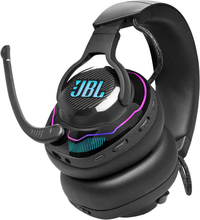 JBL Quantum 910 słuchawki bezprzewodowe z ANC, śledzeniem ruchów głowy i możliwością słuchania podczas ładowania