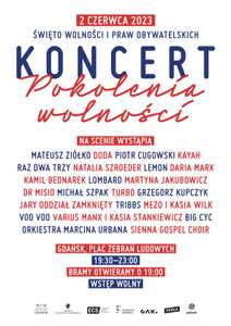Darmowy koncert polskich wykonawców w Gdańsku - 2 czerwca (19:30 - 23:00)
