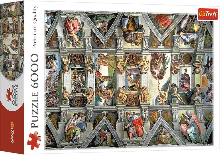 Trefl Sklepienie Kaplicy Sykstyńskiej Puzzle 6000 Elementów