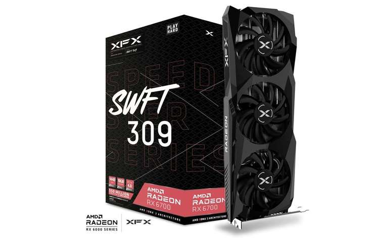 Karta graficzna XFX SPEEDSTER SWFT 309 AMD Radeon RX 6700 10GB GDDR6