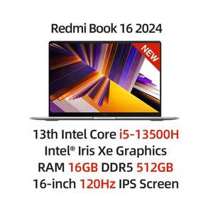 Laptop Xiaomi RedmiBook 16 2024 i5-13500H 16GB DDR5 512GB - 554$