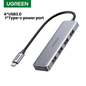 UGREEN Rozgałęźnik/ HUB USB C lub USB A 4 Porty USB 3.0