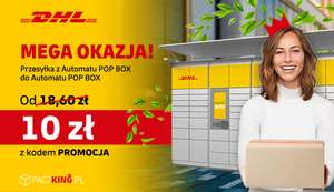 Nadanie paczki DHL POP BOX z automatu do automatu za 10 zł