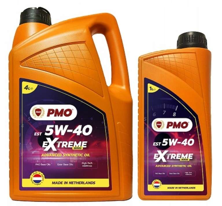 PMO Extreme EST Series 5w40 5l (4L+1L) PAO+ Ester - ALLEGRO DAYS