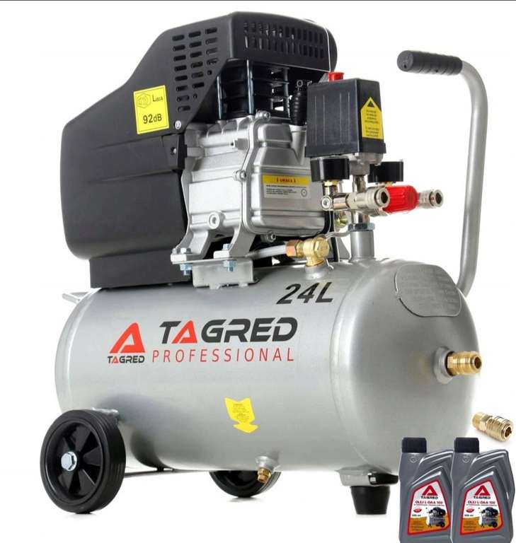 Kompresor olejowy Tagred TA300N 24 l 8 bar - tylko dla SMART