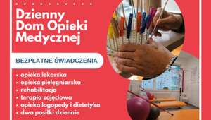 Bezpłatne świadczenia: opieka: lekarska, pielęgniarska, logopedy, dietetyka, rehabilitacja, dwa posiłki dziennie dla seniorów z Krakowa