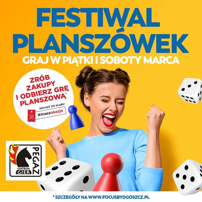 Darmowa gra planszowa do odebrania w Focus Bydgoszcz przy zakupach za min. 150 zł