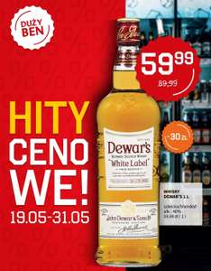 Dewar's whisky White Label 1 litr Duży Ben