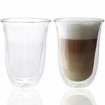 De Longhi ‎5513214611 - dwie szklanki do latte Macchiato 220ml , odb.os. 0zł