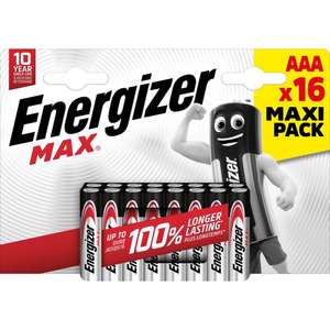 Bateria alkaliczna AAA / LR03 Energizer Alkaline MAX - 16 sztuki (box)