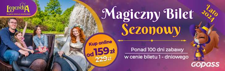 Kup Magiczny Bilet Sezonowy* za 159 zł i odbierz kupon gastronomiczny o wartości 20 zł!