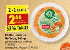 Biedronka Hummus Go Vege 2+1 gratis
