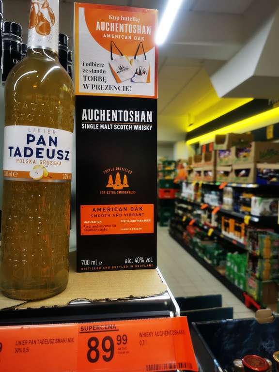 Whisky Auchentoshan - Biedronka Bydgoszcz