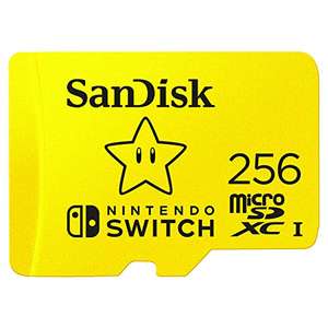 Karta pamięci SANDISK 256GB microSDXC do Nintendo Switch (38,69€)