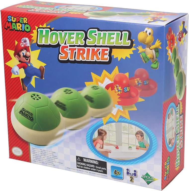 Super Mario Hover Shell Strike - gra zręcznościowa dla dzieci z efektami dźwiękowymi, podobna do cymbergaja (Epoch Games 7397)