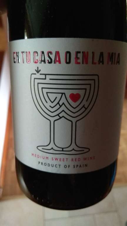 Wino czerwone półsłodkie hiszpańskie En Tu Casa O En La Mia Lidl