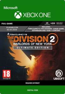 Tom Clancy’s The Division 2 Warlords of New York Ultimate Edition Xbox VPN
