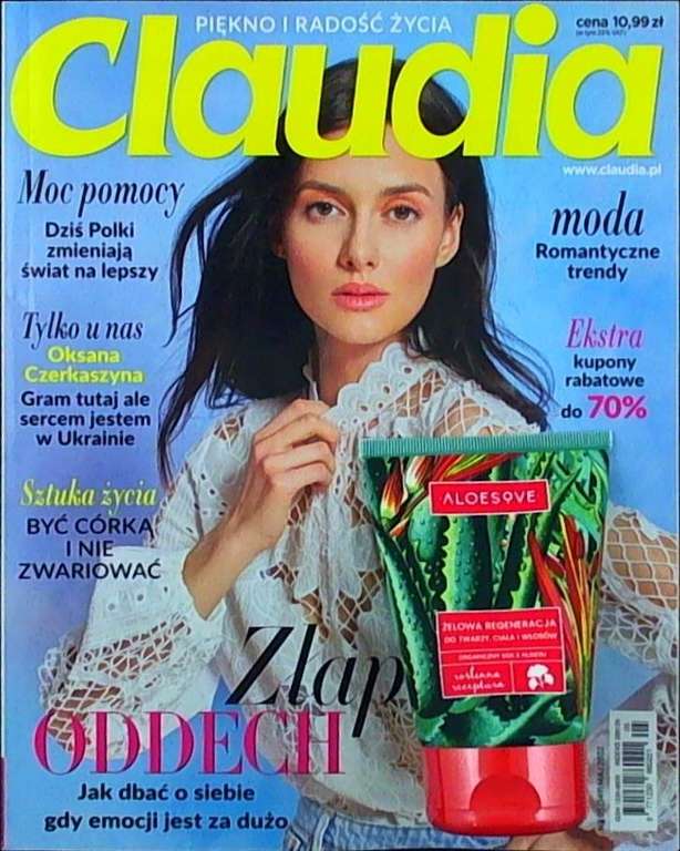 Claudia 05/22 z dodatkiem kosmetyku Sylveco/Aloesove