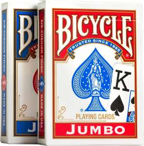 Karty Do gry Bicycle Jumbo - powiększony indeks