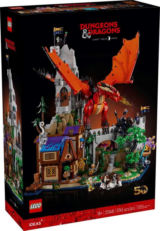 LEGO Ideas 21348 Dungeons & Dragons: Opowieść czerwonego smoka