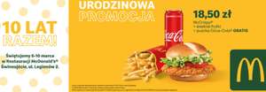 [ McDonald's lokalnie Świnoujście ] McCrispy + Średnie Frytki + puszka Coca Cola do 10.03.2024