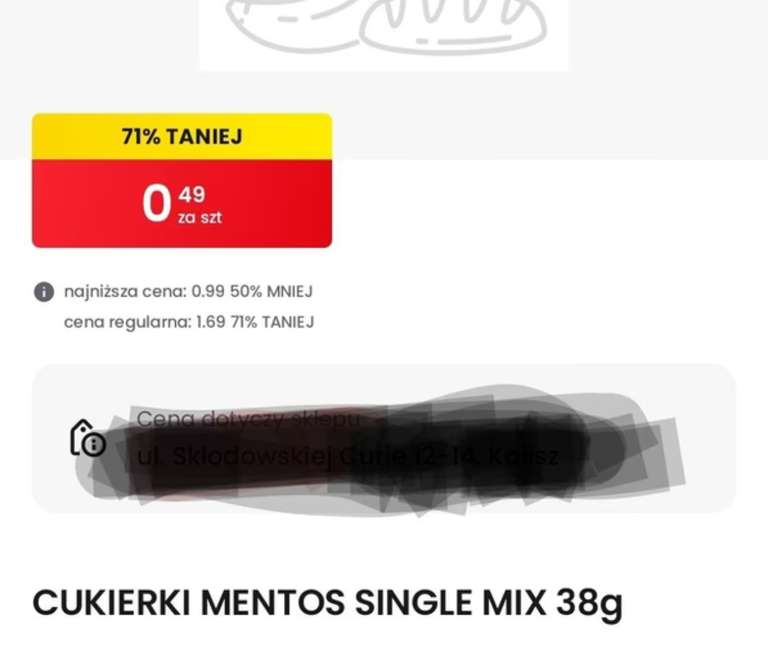 Cukierki Mentos Mix 38g - Biedronka
