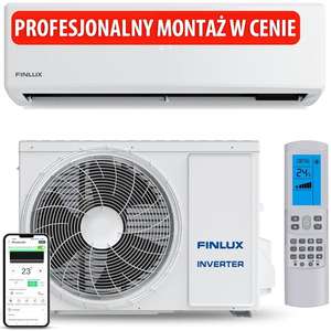 Klimatyzator Split FINLUX FN-AC1S09WH 2,5kW z usługą montażu @ Media Expert