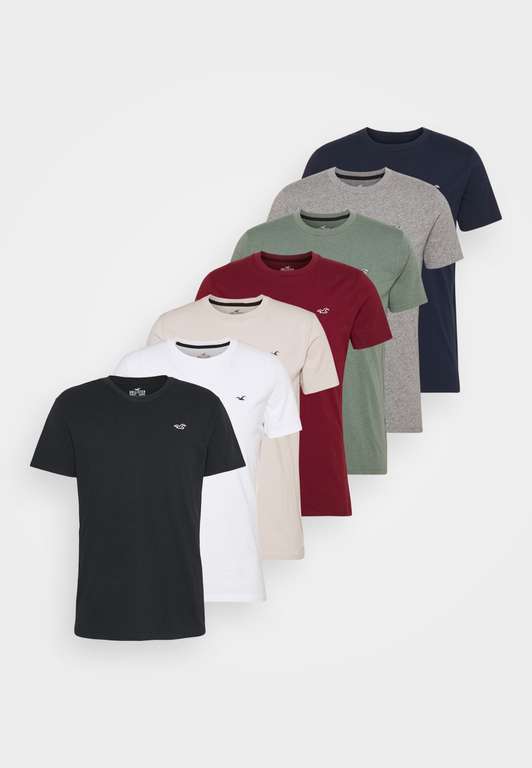 Hollister CREW 7 PACK - T-shirty