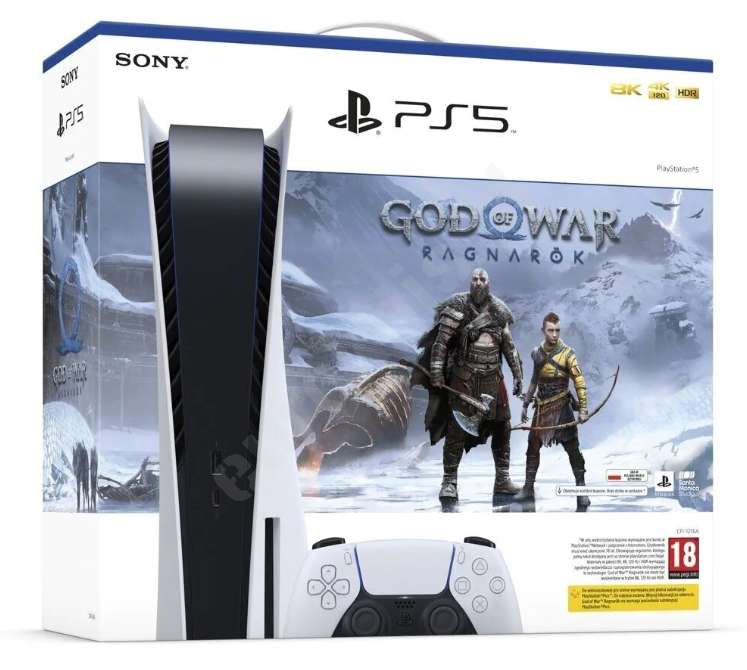 Konsola SONY PlayStation 5 PS5 + God of War Ragnarök