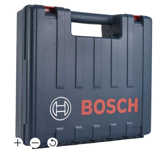 Wiertarko wkrętarka Bosch GSR 180LI w zestawie z 3 akumulatorami GBA 18 V 2.0 Ah i walizką @ Castorama