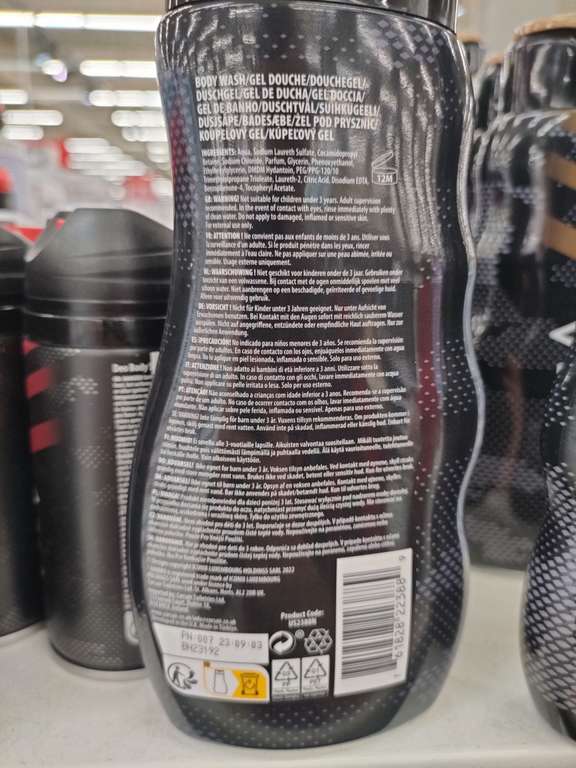 Żel pod prysznic Umbro 400ml i dezodoranty - Auchan M1 Marki