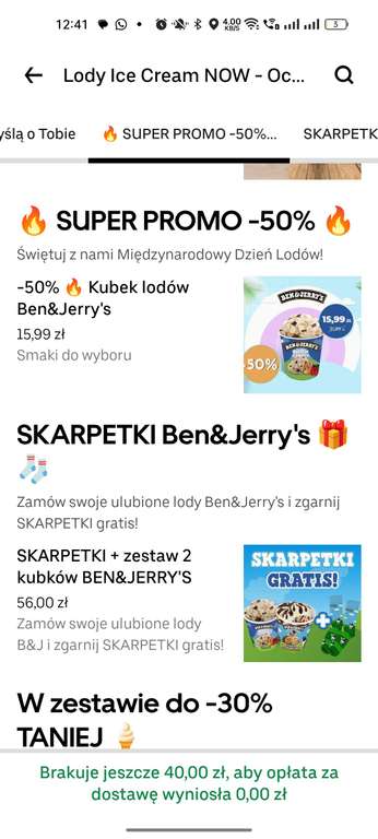 Światowy Dzień Lodów! Lody Ben&Jerry's -50%