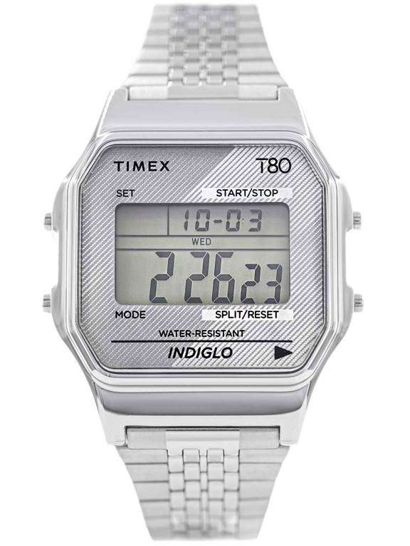 Zegarek vintage TIMEX TW2R79300 T80 z podświetleniem Indiglo