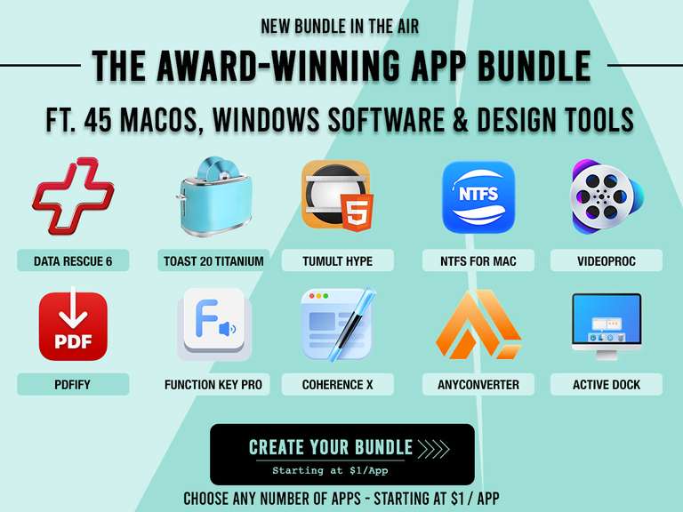 Bundlehunt 45 aplikacji programów dla MACOS oraz WINDOWS