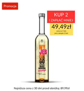 Wódka Wyjebongo Marakuja 0,7l, cena 1 szt przy zakupie 2 szt