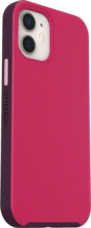 OtterBox Slim Etui do iPhone 12/12pro 12pro max oraz 12mini z MagSafe = Różowo bordowe i Piaskowo zielone