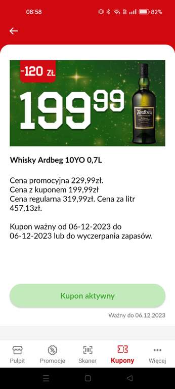 Whisky Ardbeg 10 yo Islay 0,7l