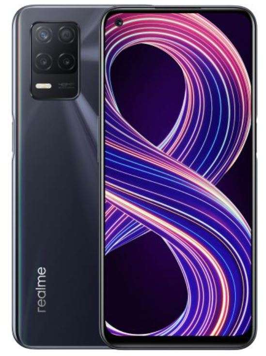 Smartfon realme 8 5G 6/128 czarny i niebieski