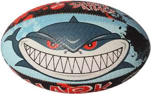 Piłka do rugby "Atak rekina" r.5 taka do zabawy w wodzie (dostawa z Prime 0zł)
