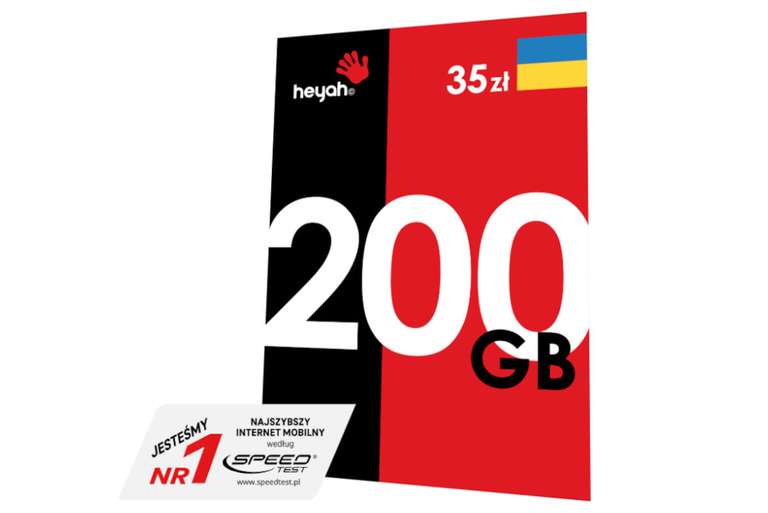 Heyah - nowy pakiet internetowy 200GB
