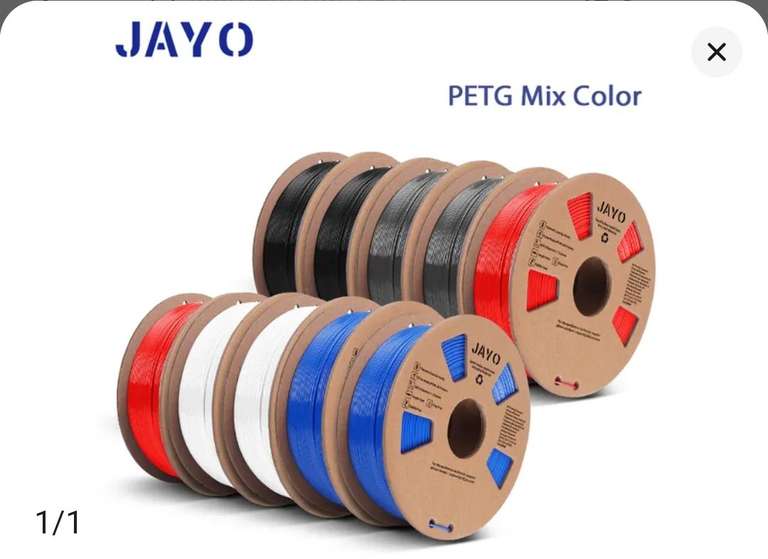 Jayo PETG MIX kolorów 10x 1.1 kg