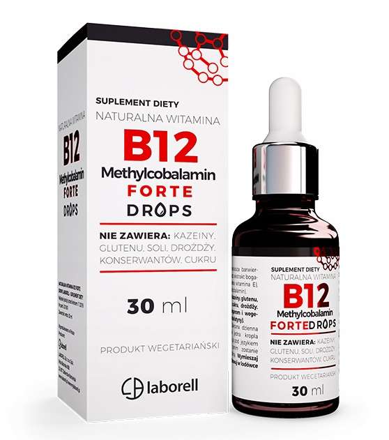 Witamina B12 Laborell FORTE DROPS w kroplach 30 ml